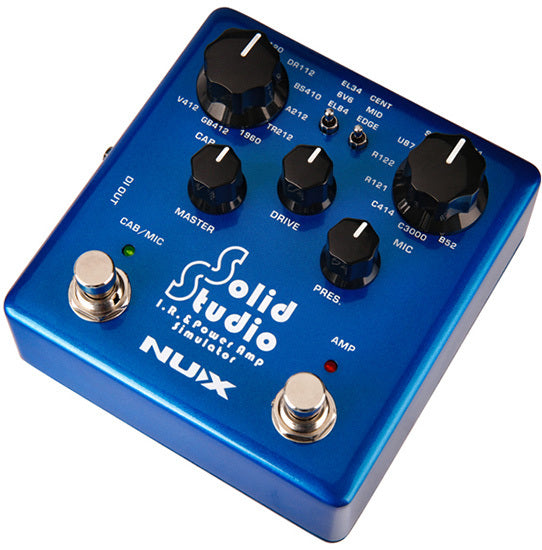 NU-X Verdugo Series Solid Studio IR & Power Amp Simulator World Class Amp, Cab & Mic Simulator