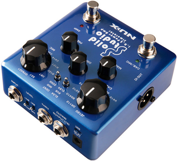 NU-X Verdugo Series Solid Studio IR & Power Amp Simulator World Class Amp, Cab & Mic Simulator