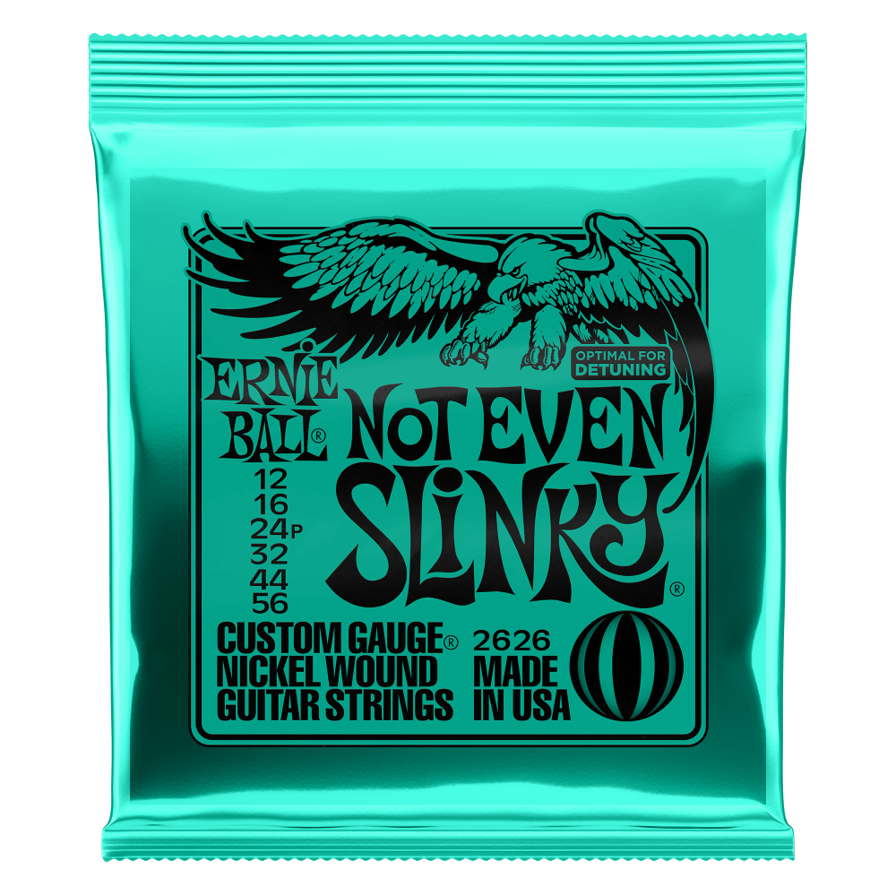 Not Even Slinky Nickel Wound Electric Guitar Strings 12-56 Gauge