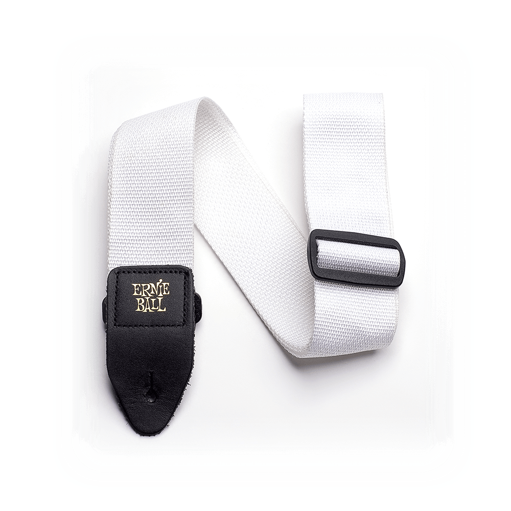 Polypro Guitar Strap/Bass Strap - White