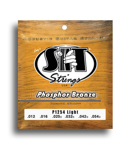 SIT 92/8 Phosphor Bronze Light Guitar String Set (12-54) Made in the USA