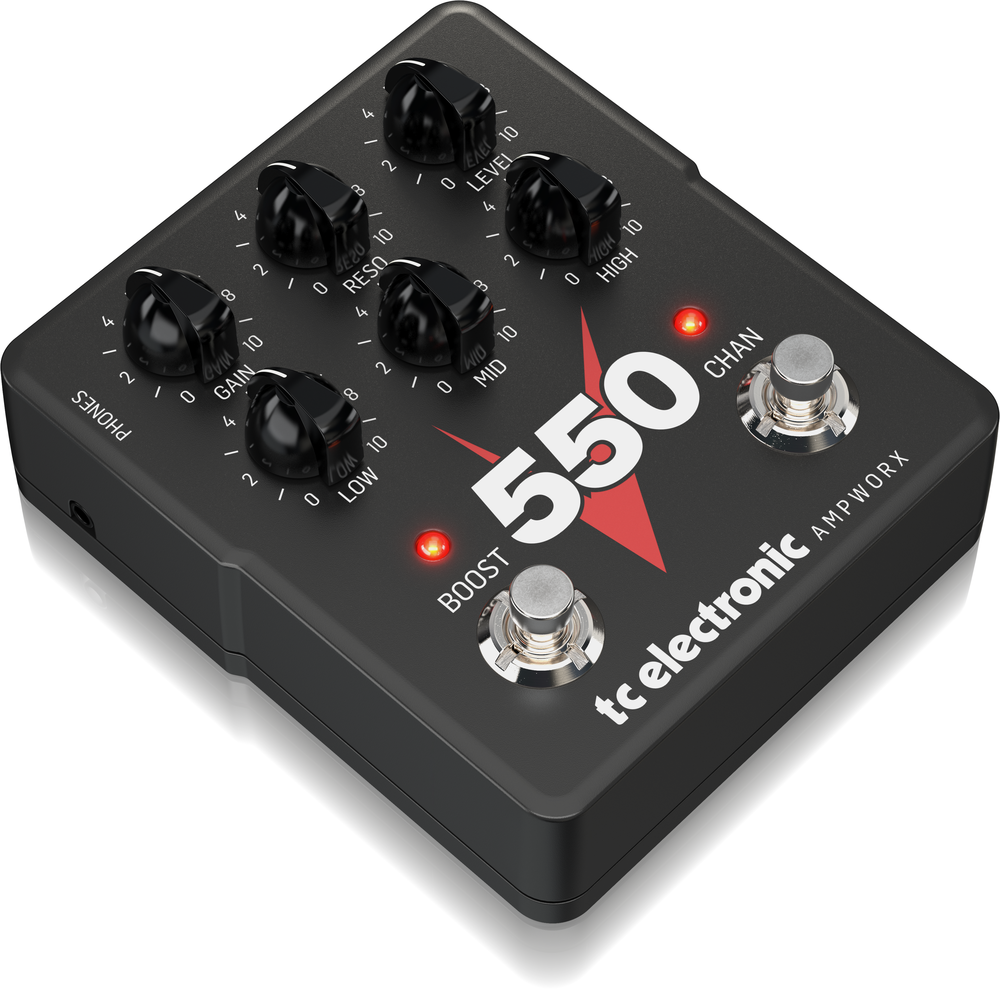 TC ELECTRONIC V550 DUAL CH GUITAR PREAMP PEDAL
