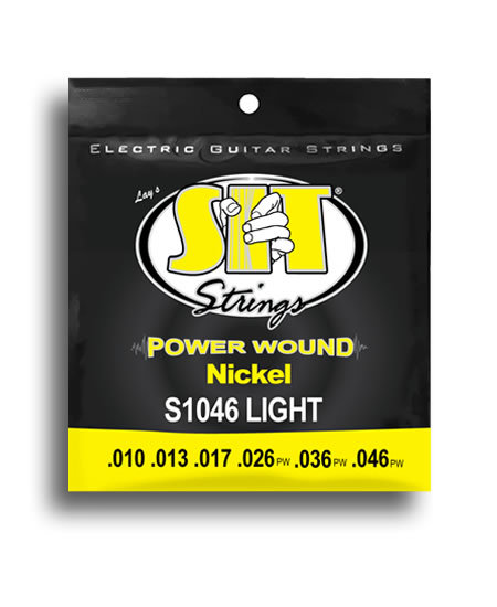 SIT Power Wound Light Electric Guitar String Set (10-46)